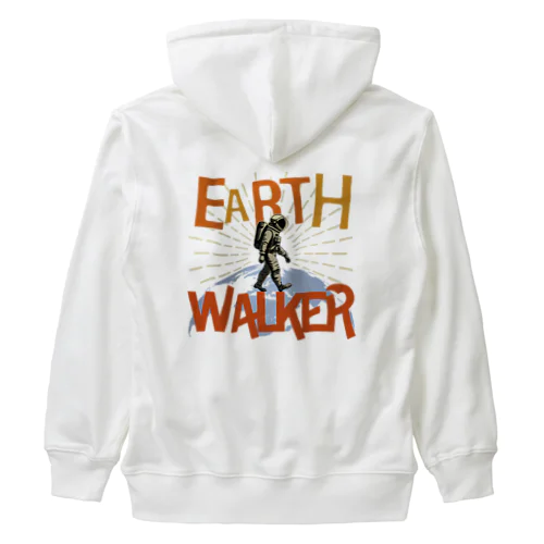 EARTH WALKER （地球歩行士）【英語バージョン】 Heavyweight Zip Hoodie