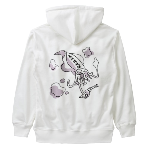 烏賊捕獲隊 Heavyweight Zip Hoodie