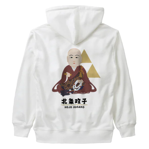 偉人シリーズ_北条政子 Heavyweight Zip Hoodie