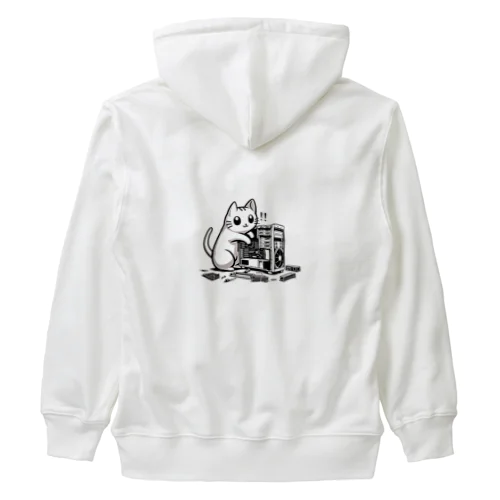 PCクラッシャー猫 Heavyweight Zip Hoodie