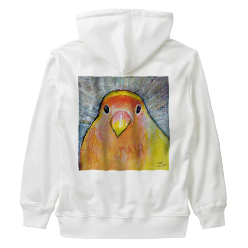 コザクラインコもんちゃん Heavyweight Zip Hoodie