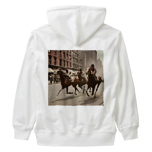 classic horse Heavyweight Zip Hoodie