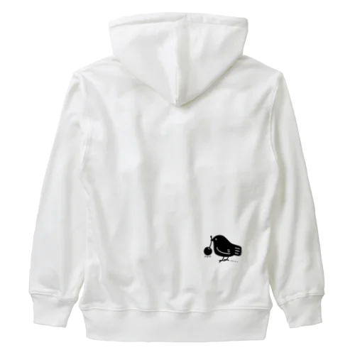 ワンポイント　みつぐとり Heavyweight Zip Hoodie