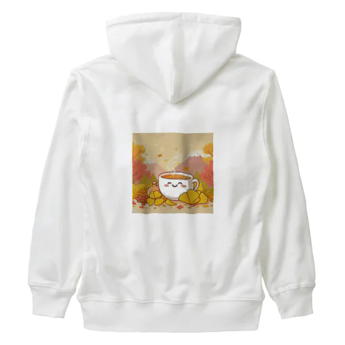 イチョウと紅茶シリーズ② Heavyweight Zip Hoodie