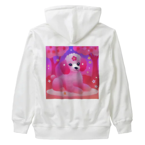 お花見犬 Heavyweight Zip Hoodie