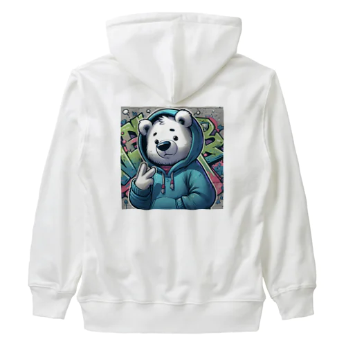 HACCHYAKE SHIROKUMA Heavyweight Zip Hoodie