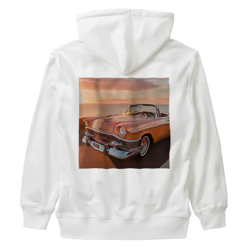 SUNSET ハワイアンクラシックカー Heavyweight Zip Hoodie