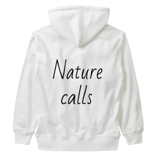 Natur calls Heavyweight Zip Hoodie