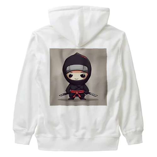 かわいい忍者のイラストグッズ Heavyweight Zip Hoodie