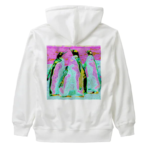 覚醒した春のペンギンたち Heavyweight Zip Hoodie