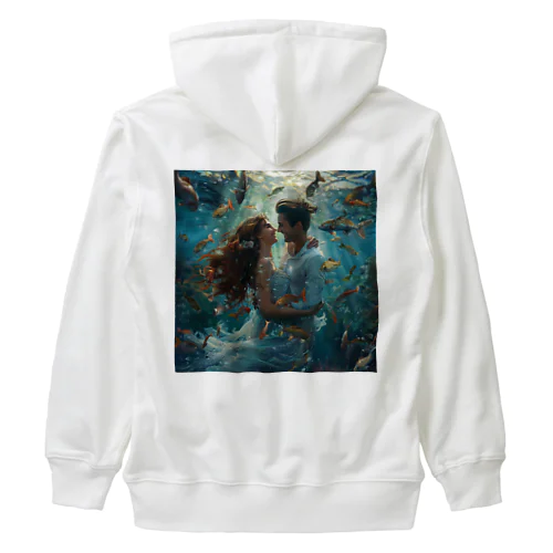 人魚姫と王子の微笑み アメジスト 2846 Heavyweight Zip Hoodie