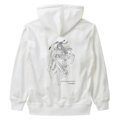 日本の女神様　天鈿女命 Heavyweight Zip Hoodie