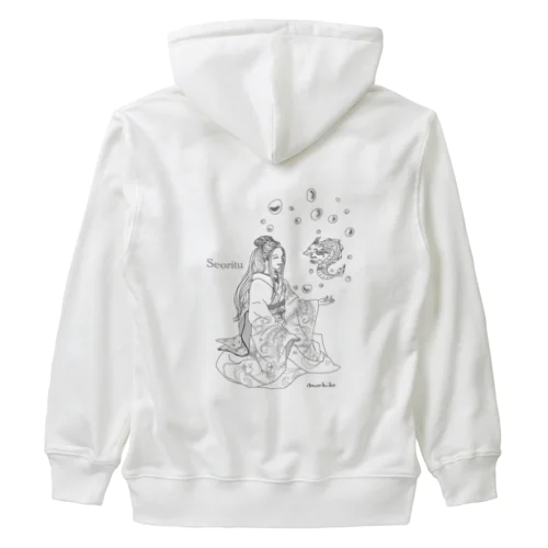 日本の女神様　瀬織津姫命 Heavyweight Zip Hoodie