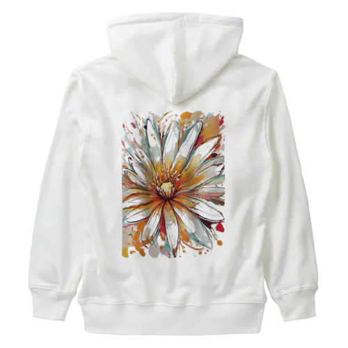 花の開花 Heavyweight Zip Hoodie