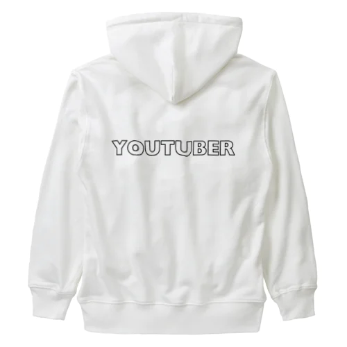 YouTuberロゴ Heavyweight Zip Hoodie