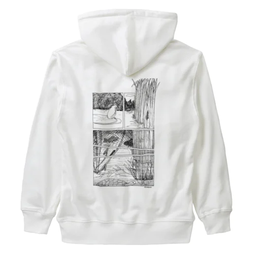 カエルの考え事 Heavyweight Zip Hoodie