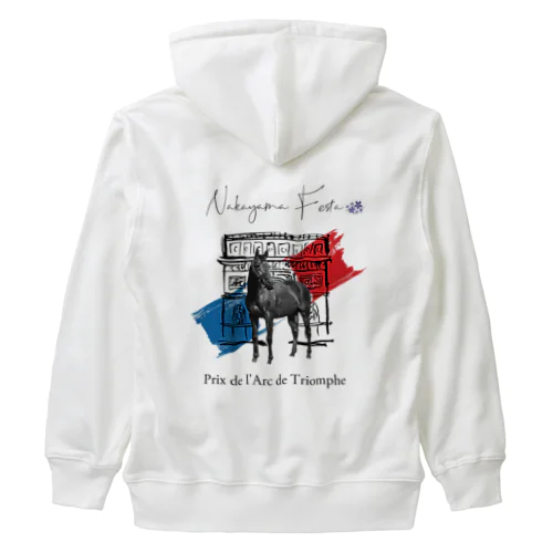 Nakayama Festa 〜Prix de I'Arc de Triomphe〜 by AERU Heavyweight Zip Hoodie