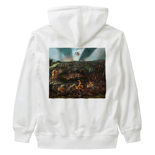 レーゲンスブルク近郊でのアヴァール人に対するカール大帝の勝利 / The Victory of Charlemagne over the Avars near Regensburg Heavyweight Zip Hoodie