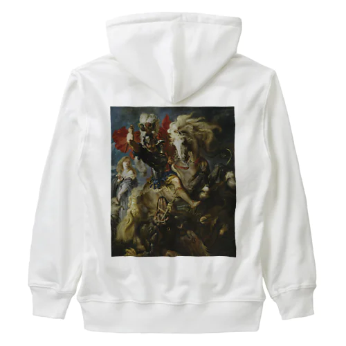 聖ゲオルギウスと竜 Heavyweight Zip Hoodie