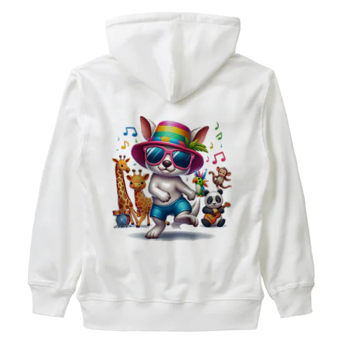 ダンシングアニマル Heavyweight Zip Hoodie