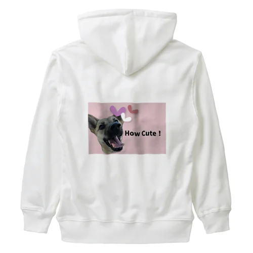 How Cute! Canvas! Heavyweight Zip Hoodie