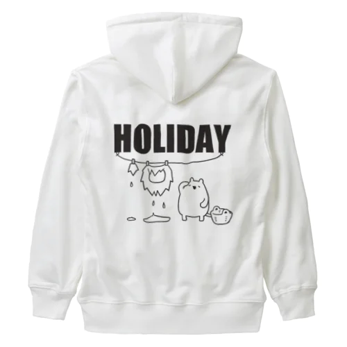 【HOLIDAY】ライオンさんの休日 Heavyweight Zip Hoodie