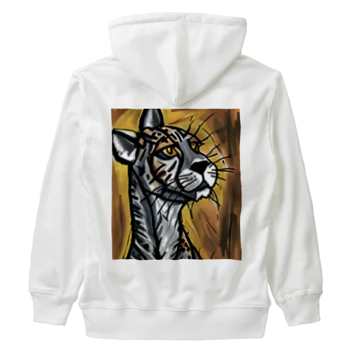 野生の猫 Heavyweight Zip Hoodie