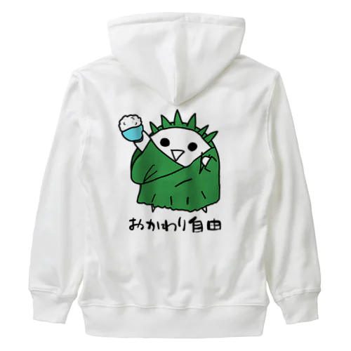 おかわり自由の女神 Heavyweight Zip Hoodie