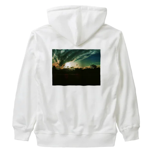 変わる空、変わる雲 Heavyweight Zip Hoodie