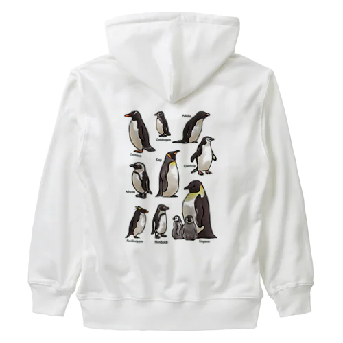 ペンギンだらけ Heavyweight Zip Hoodie