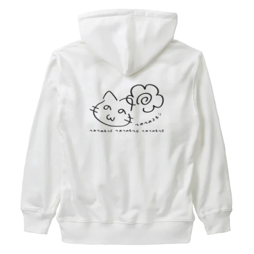 似顔絵へのへのろもこ*D Heavyweight Zip Hoodie