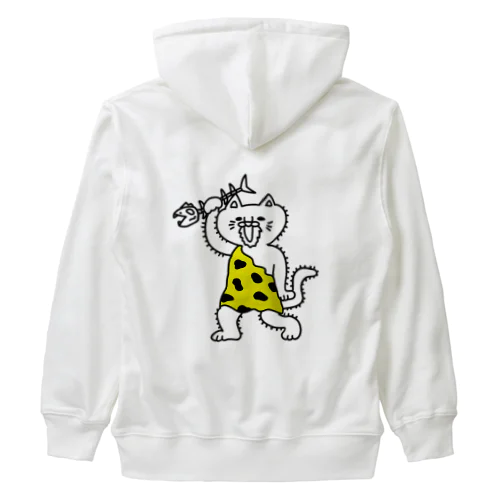 にゃんザピテクス　単体　原始猫 Heavyweight Zip Hoodie