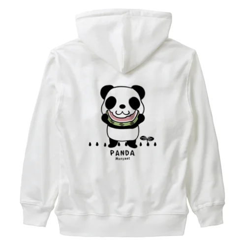 スイカを食べるパンダちゃん*D Heavyweight Zip Hoodie