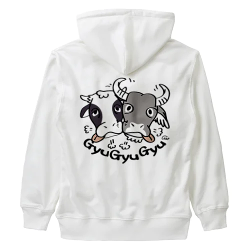 牛のギュウギュウB Heavyweight Zip Hoodie