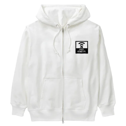 KiWi-Fiスポット Heavyweight Zip Hoodie