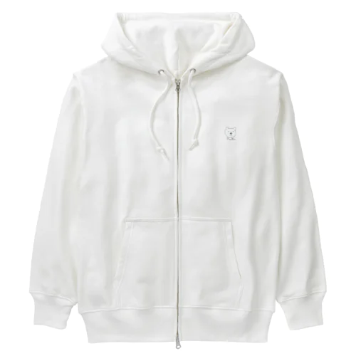 くま Heavyweight Zip Hoodie