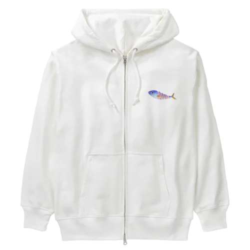 サバの切り身 Heavyweight Zip Hoodie