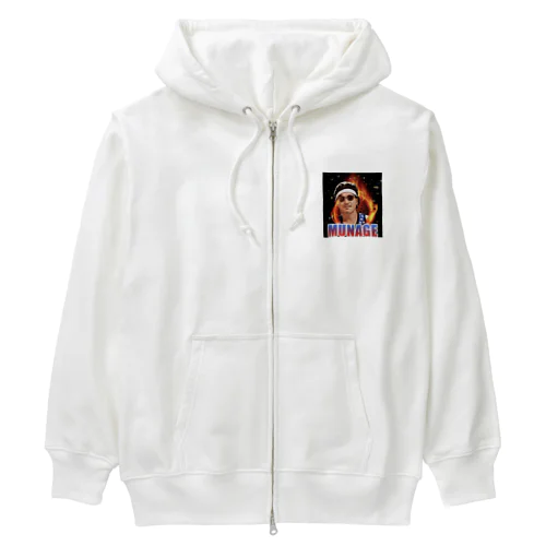 ファイヤーむなげ先生　ファッション Heavyweight Zip Hoodie