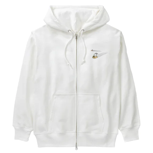 飛車がビューン Heavyweight Zip Hoodie