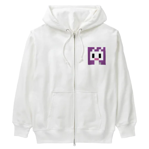 usachan?(rabbit✖️purple) Heavyweight Zip Hoodie