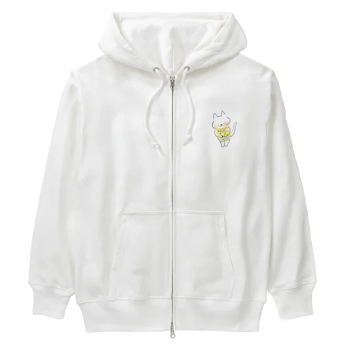 ぺこりねこ Heavyweight Zip Hoodie