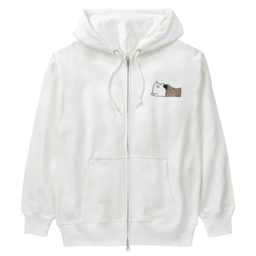 にゃんこ （紙袋） Heavyweight Zip Hoodie