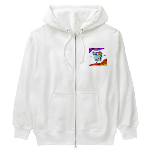 バケツ君 Heavyweight Zip Hoodie