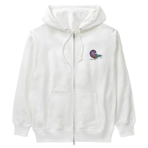 オウムガイ【深海魚シリーズ】DEEPSEA Heavyweight Zip Hoodie