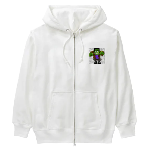 Halloween Frankenstein Liam Fitzpatrick  Heavyweight Zip Hoodie