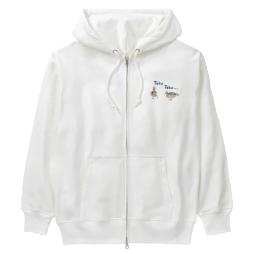 お散歩カモず カラーラフ② Heavyweight Zip Hoodie