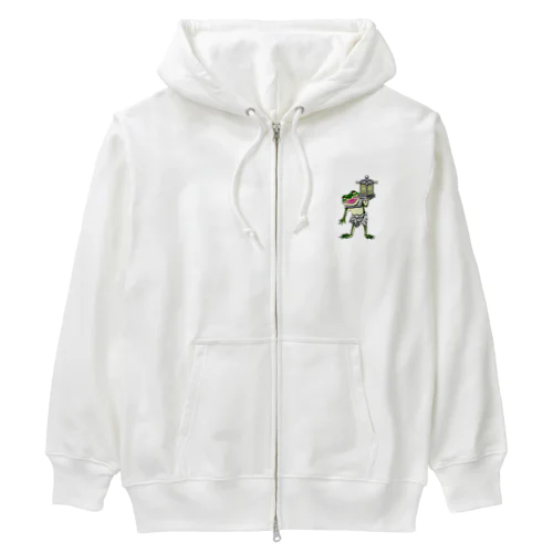 天燈鬼・龍燈鬼両面プリント Heavyweight Zip Hoodie