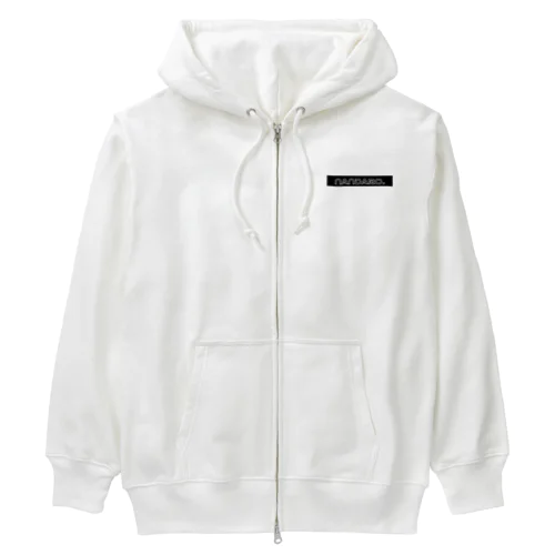 Hiroyuki Quotes 「NANDARO」（なんだろう） 黒 Heavyweight Zip Hoodie