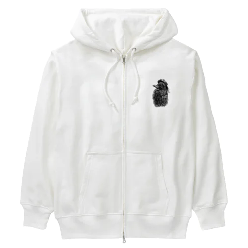 子ガラス Heavyweight Zip Hoodie