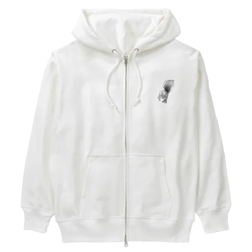 リス Heavyweight Zip Hoodie